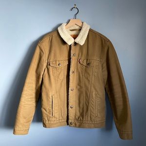 Levi’s Canvas Sherpa Jacket - L